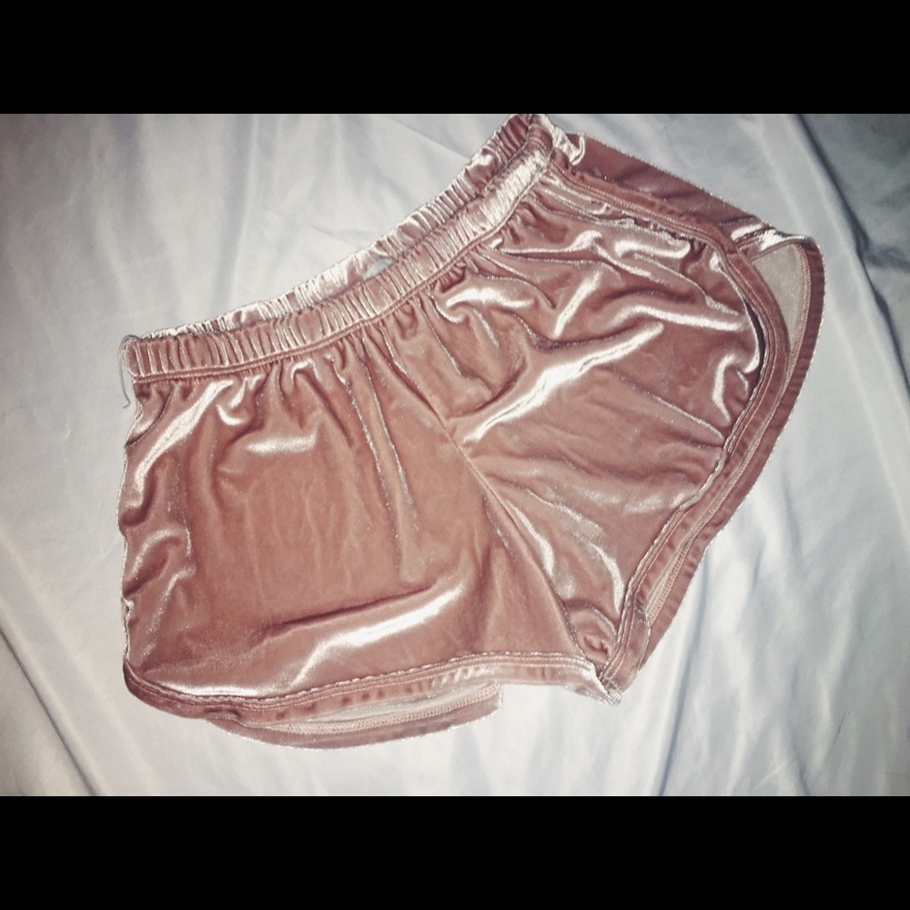 Brandy velvet shorts